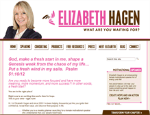 Tablet Screenshot of elizabethhagen.com